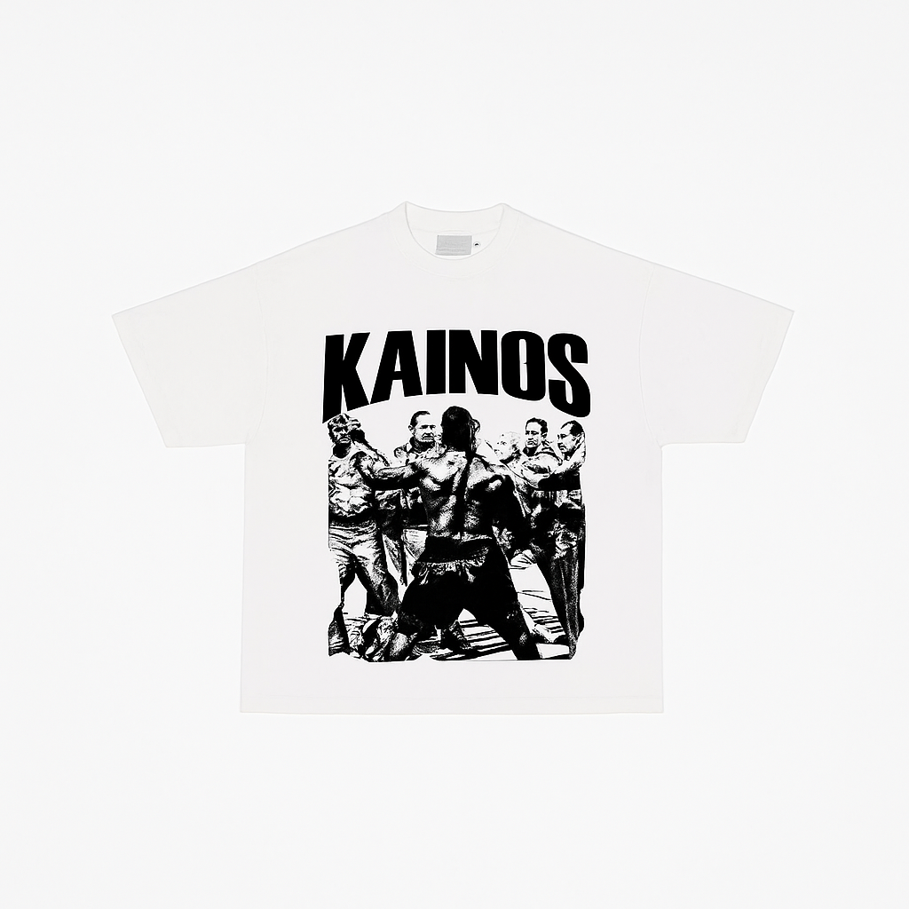 KAINOS WON'T BACK DOWN WHITE TEE