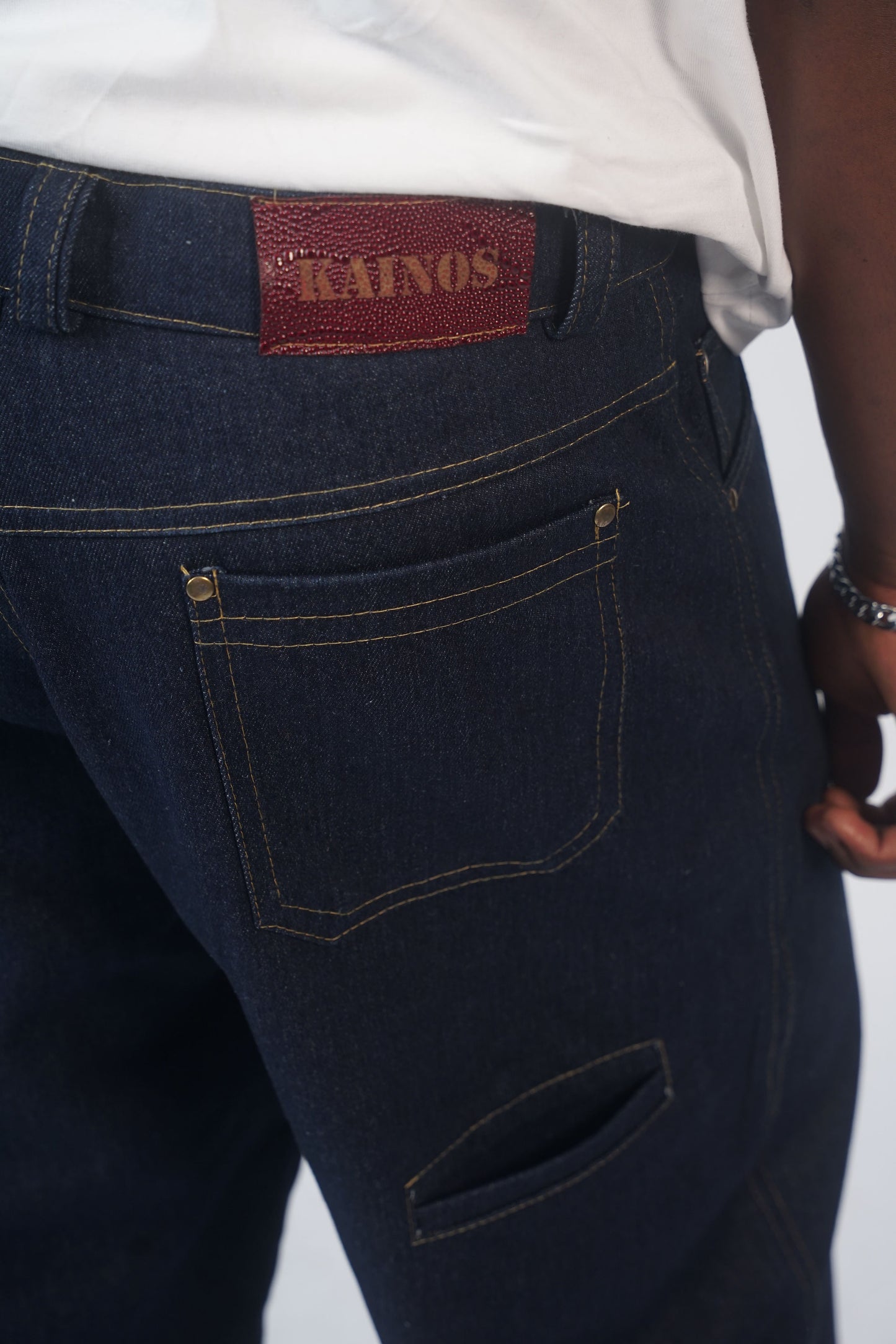 DENIM BAGGY JEANS - BLUE