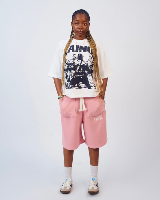 KAINOS WON'T BACK DOWN WHITE TEE