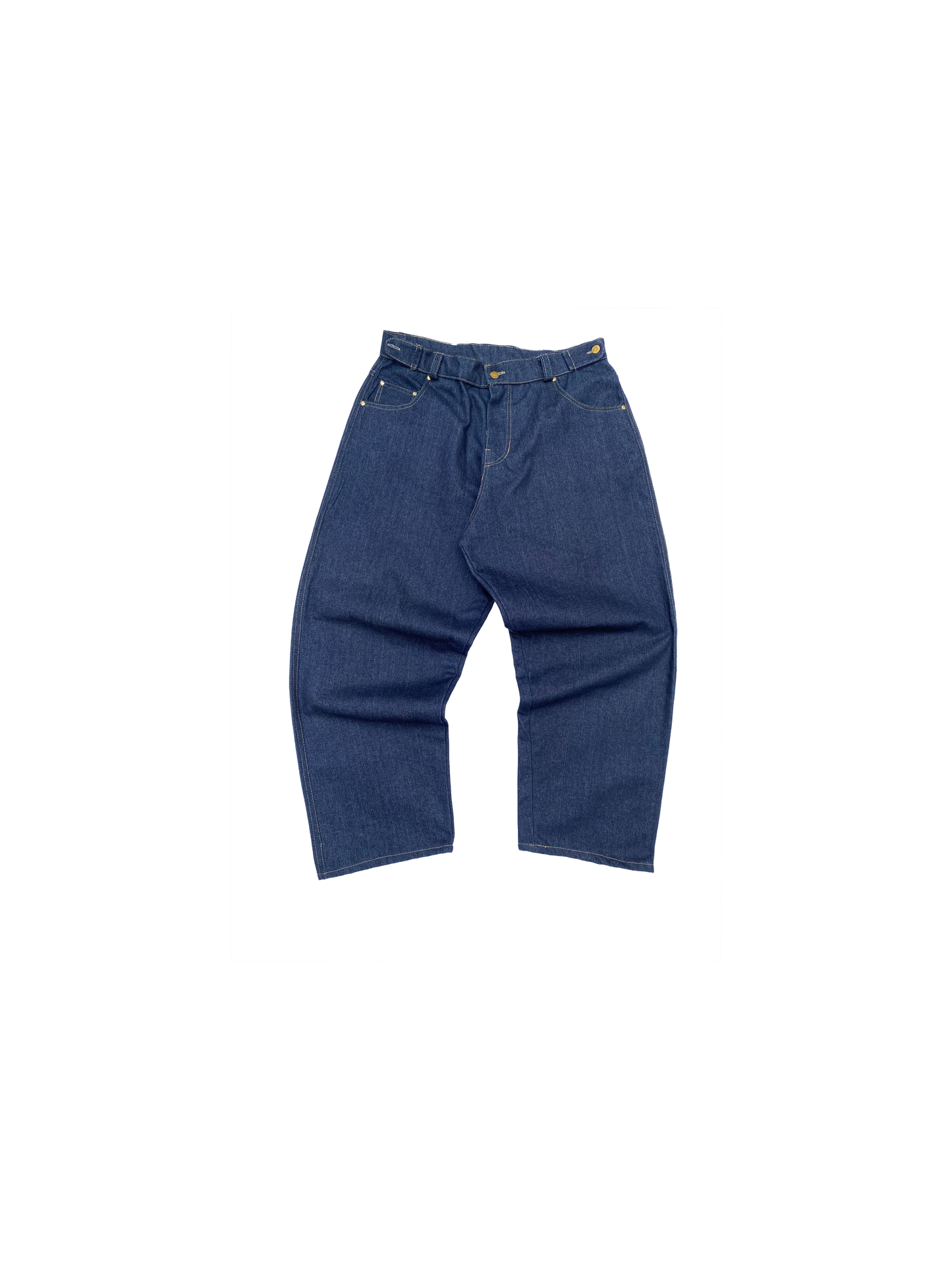DENIM BAGGY JEANS - BLUE