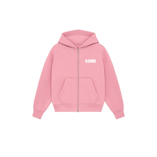 KAINOS PINK ZIP UP HOODIE